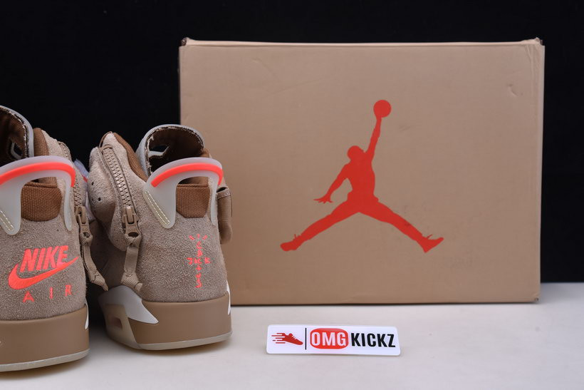 travis scott x air jordan 6 “british khaki ” dh0690-200