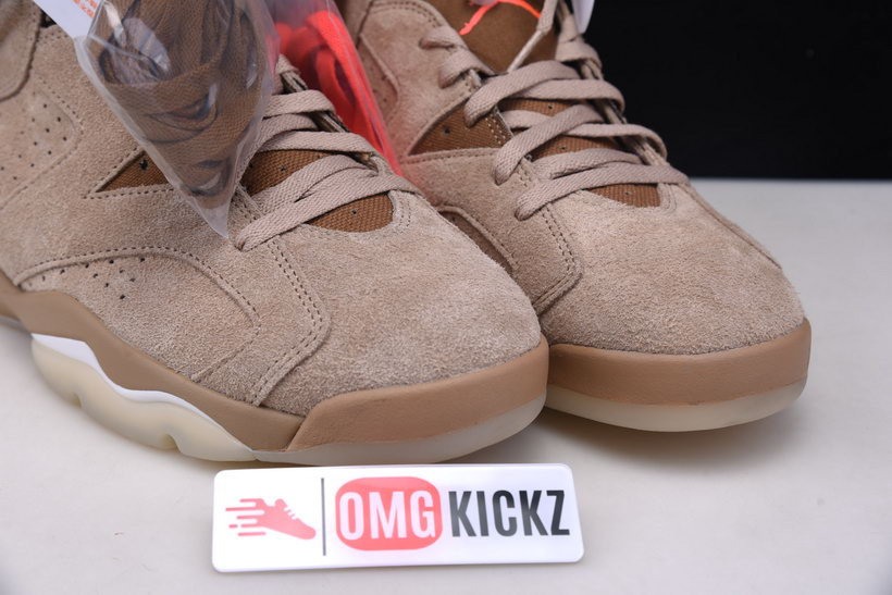 travis scott x air jordan 6 “british khaki ” dh0690-200