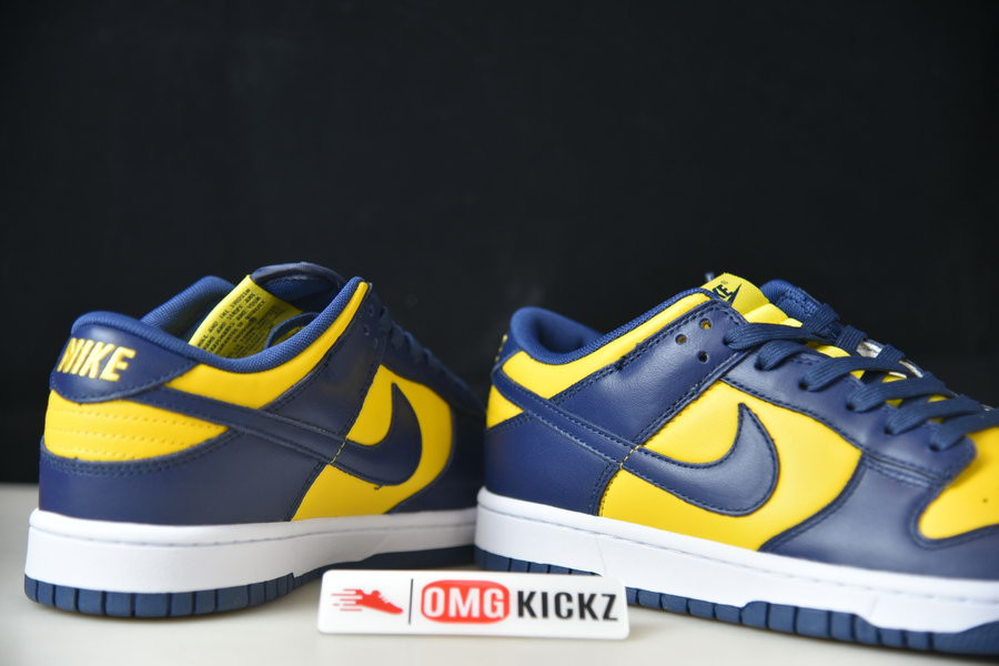 nike sb dunk low “michigan” dd1391-700