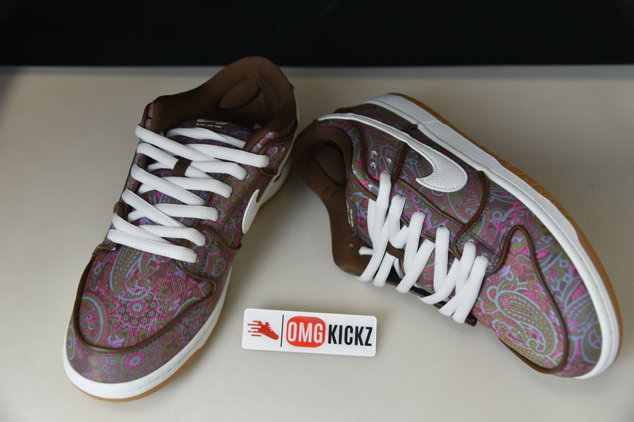 nike sb dunk low pro paisley brown dh7534-200