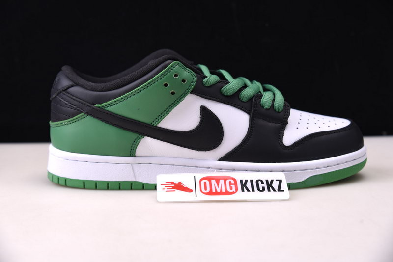 nike sb dunk low “classic green” bq6817-302