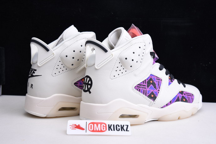 air jordan 6 retro quai54 sail black cz4152-101
